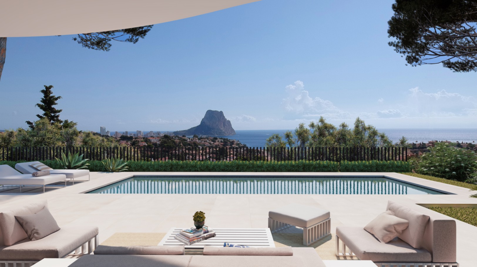 Project of a modern villa in Calpe