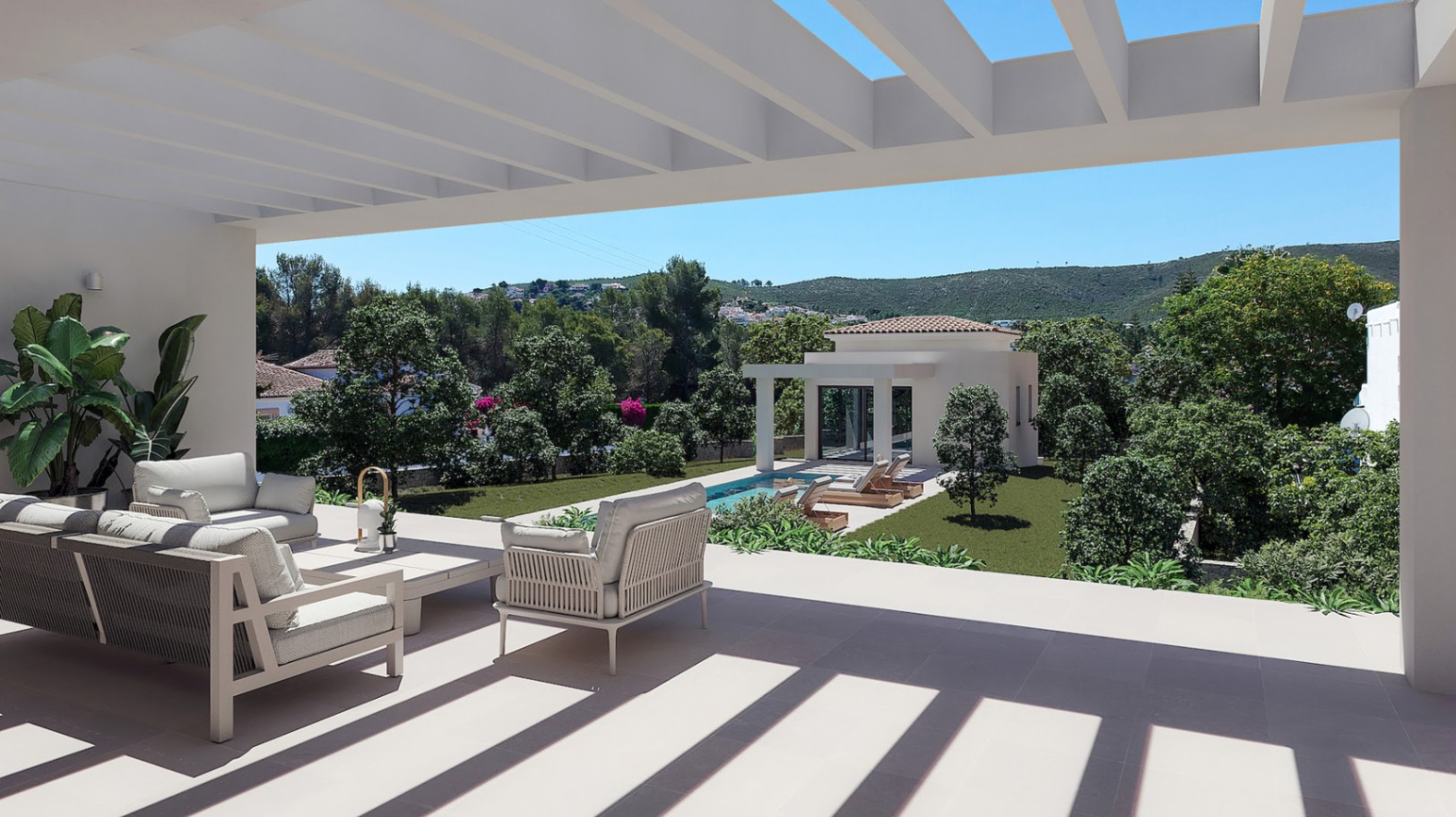 Project van moderne villa in Javea