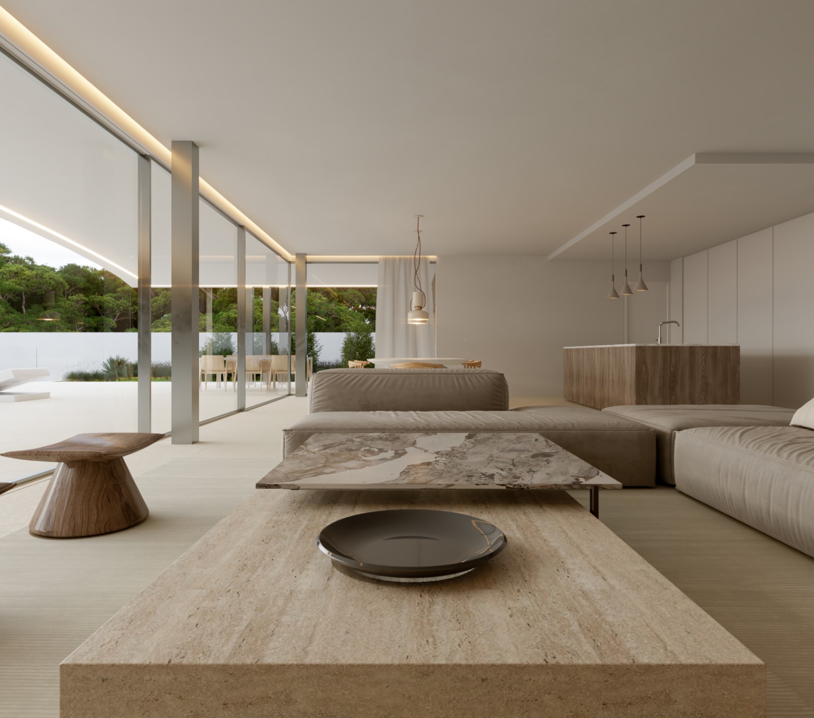 Moderne Villa mit Meerblick in Moraira
