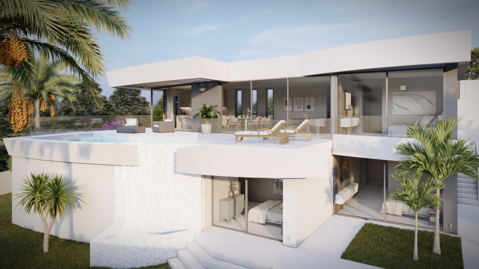 Modern villa in Calpe with sea views