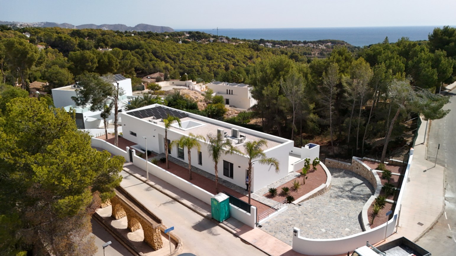 Villa moderne de plain-pied près de la mer à Benissa Costa