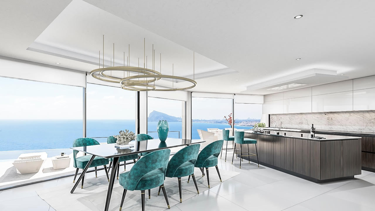 Villa de lujo con espectaculares vistas al mar en Altea