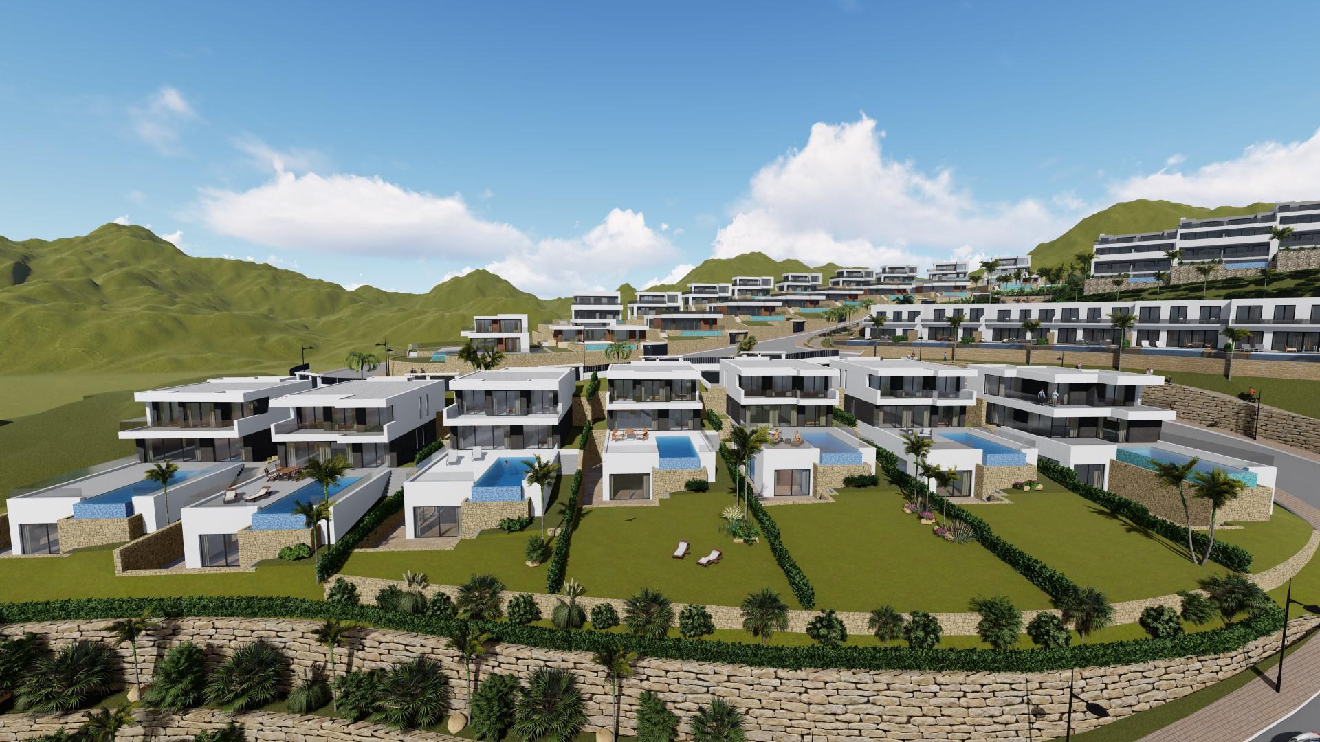 Set villa's met panoramisch uitzicht in Benidorm