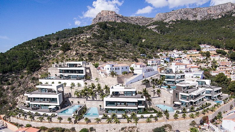Modern villaproject met prachtig uitzicht in Calpe