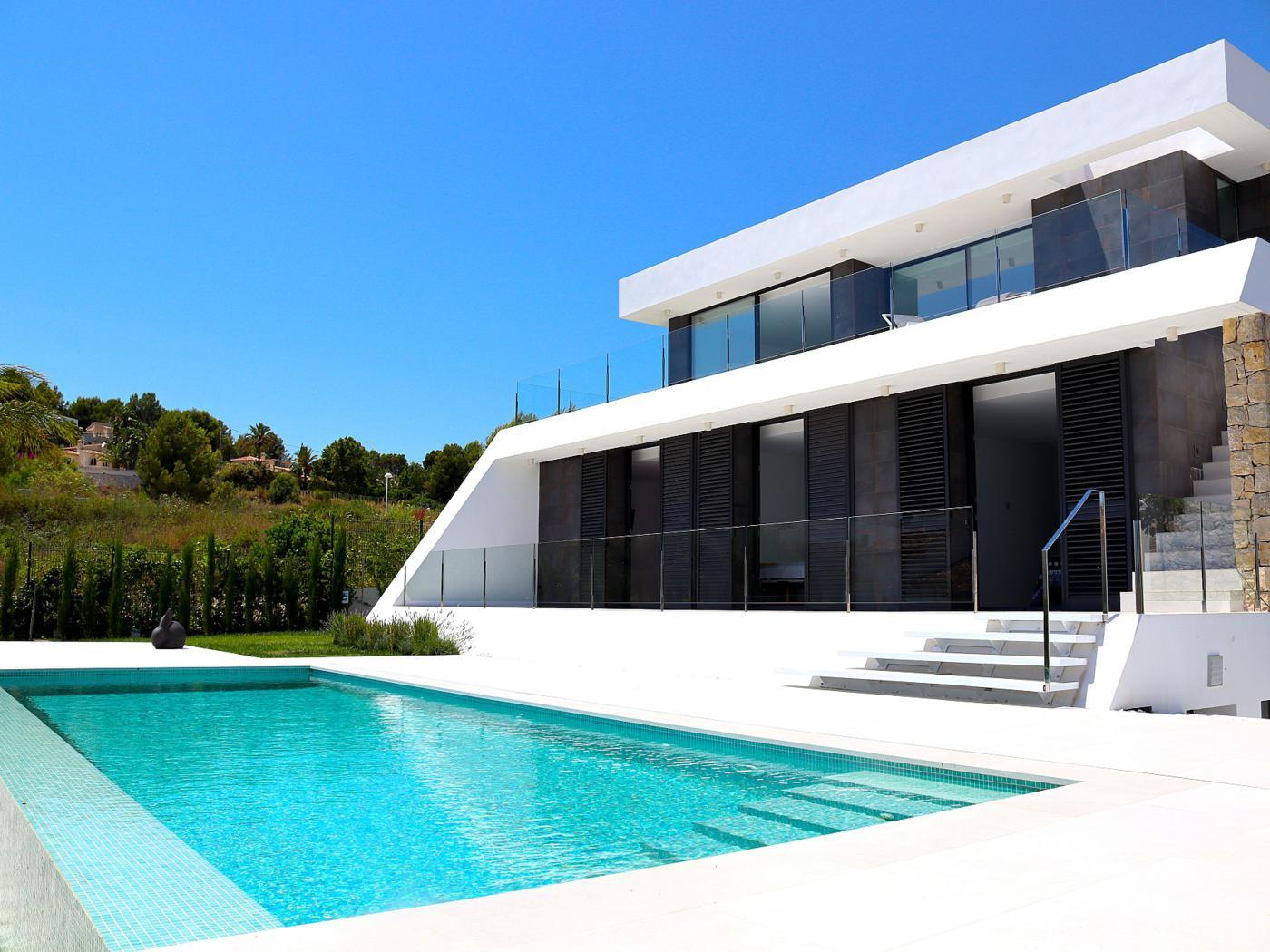 Villa moderne elegante de construction à Moraira