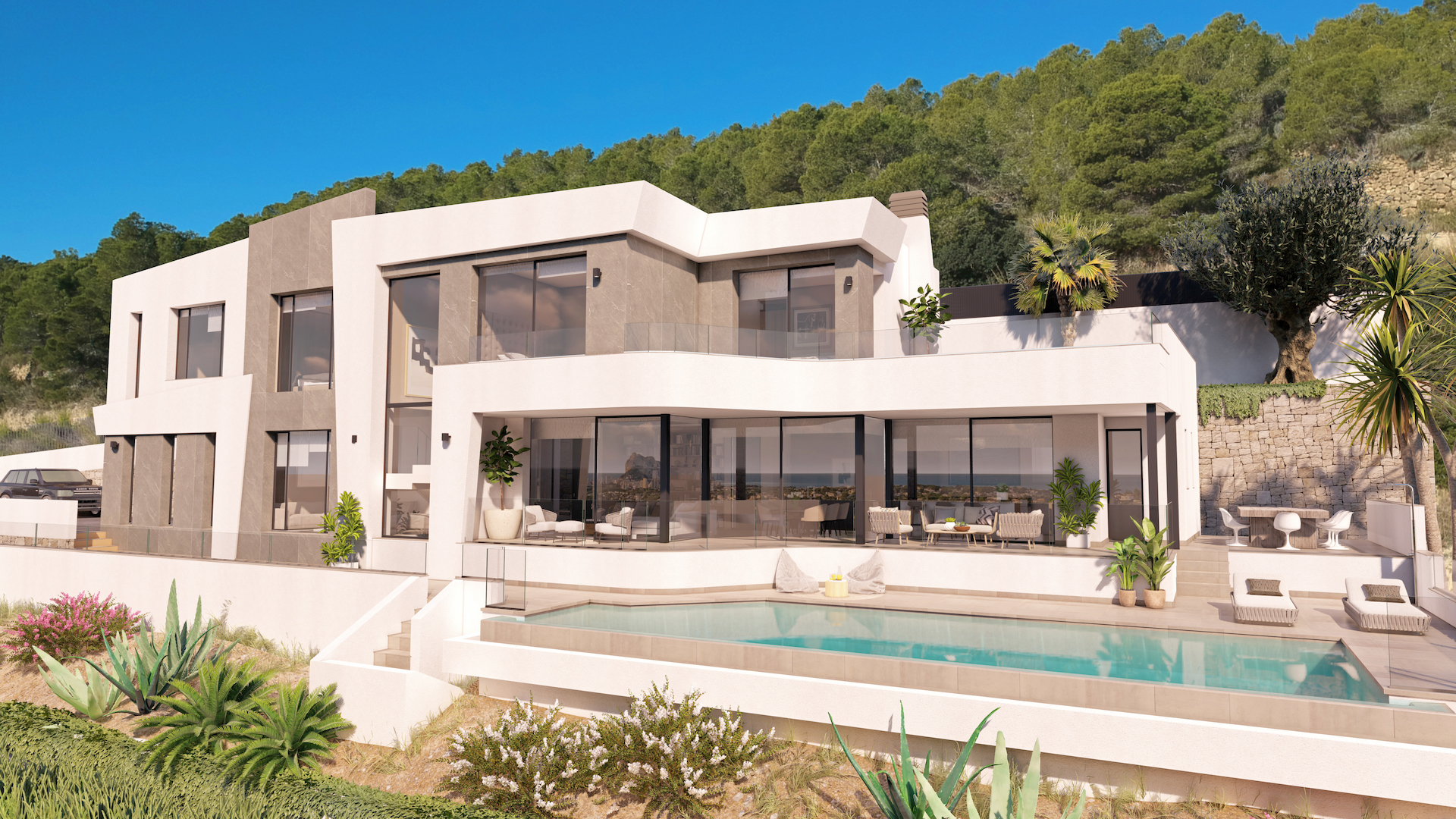 Villa Moderna en Benissa Costa con vistas panorámicas al mar