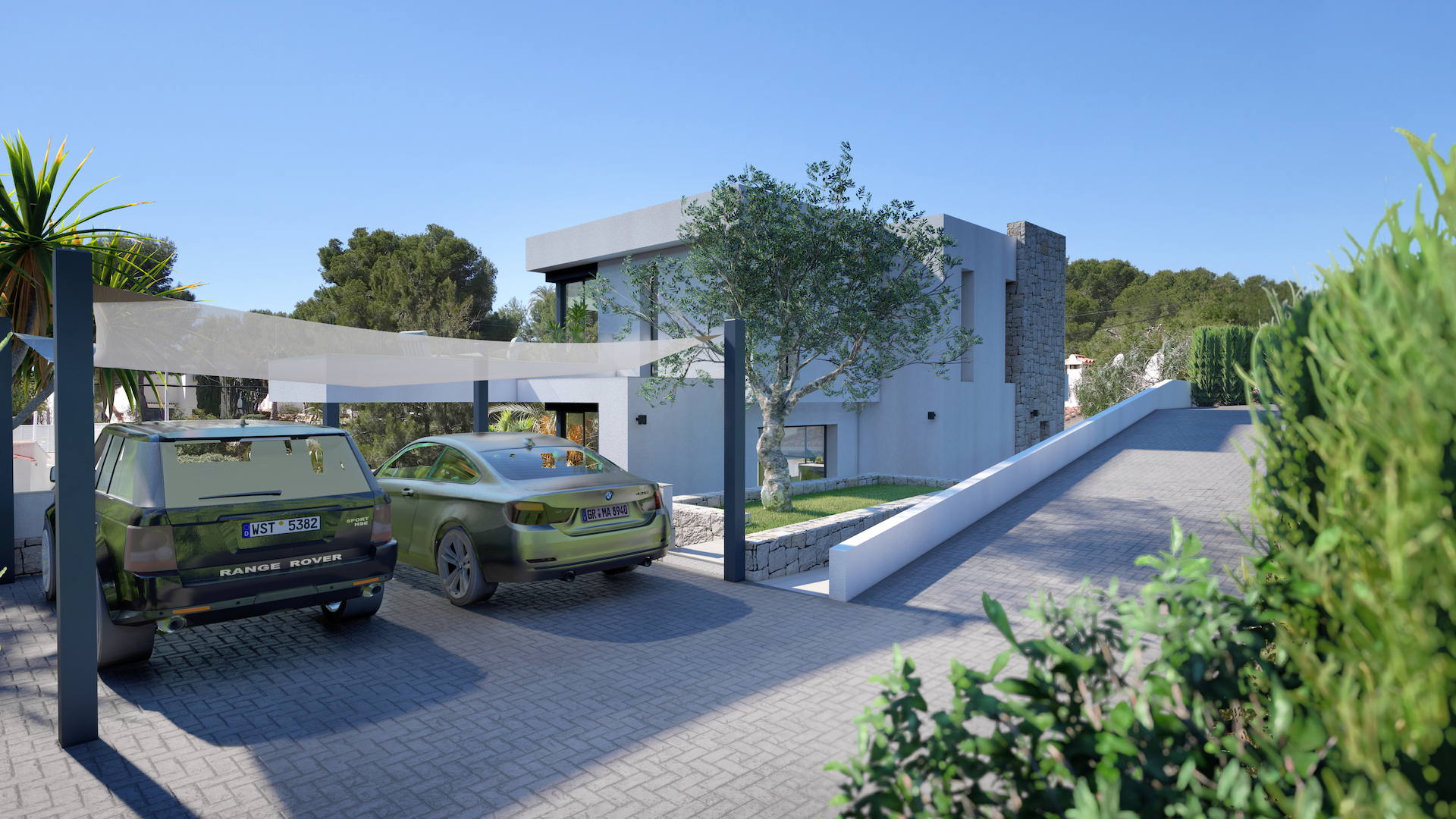 Proyecto de villa moderna en la Fustera Benissa