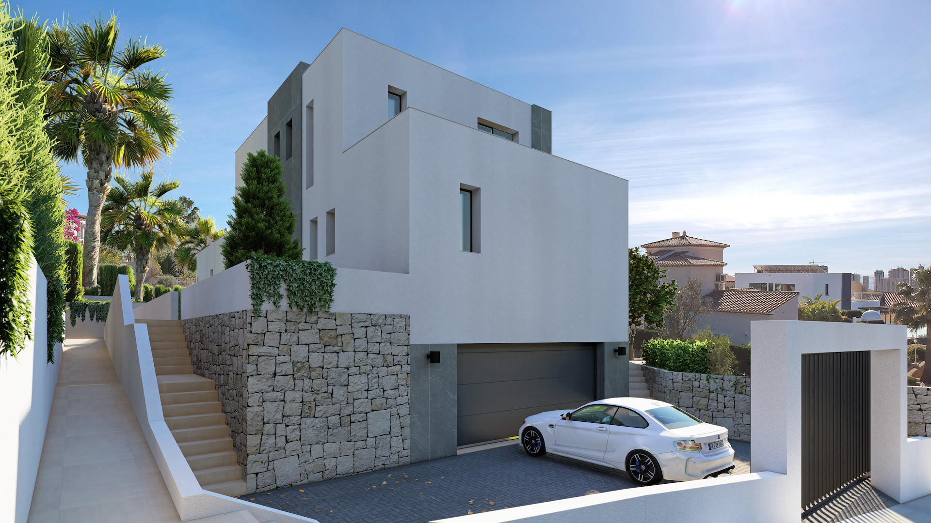 Neues Projekt einer modernen Villa in Calpe