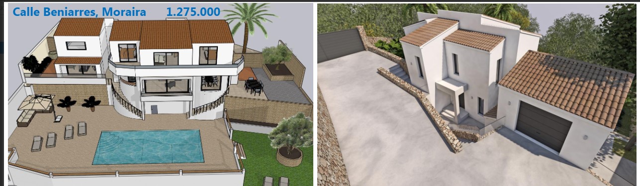 Villa project in Moraira Benimeit