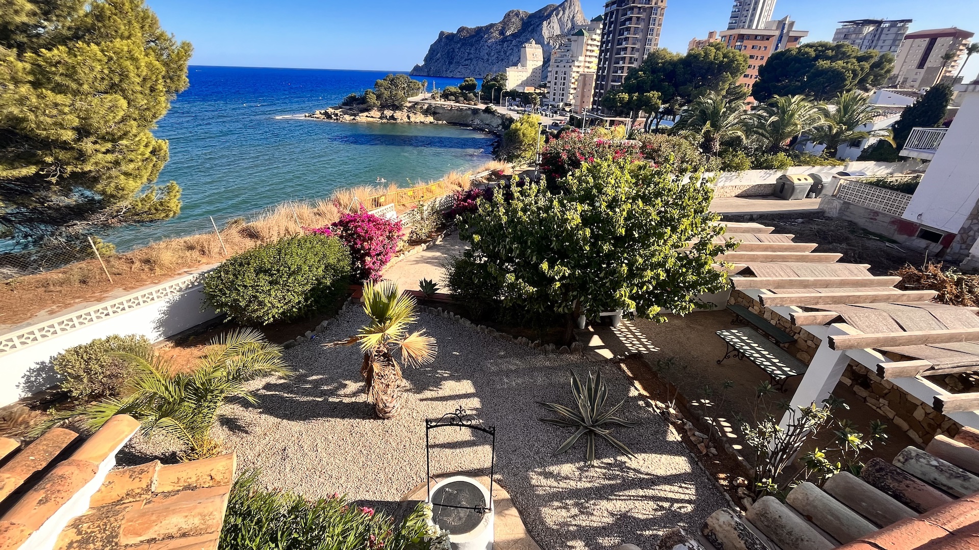 Villa in first line of the sea in Calpe